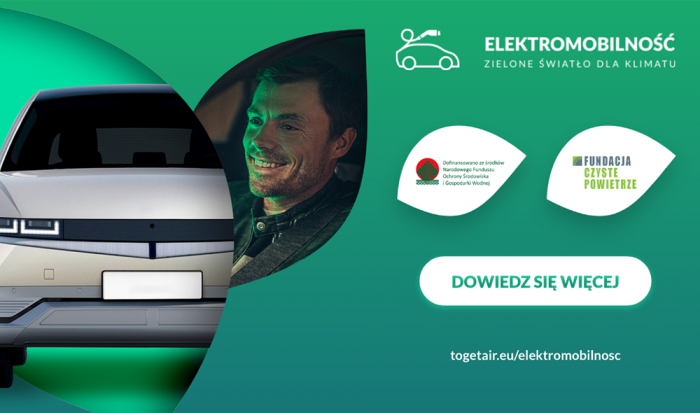 Jakub Przygoński wspiera elektromobilność